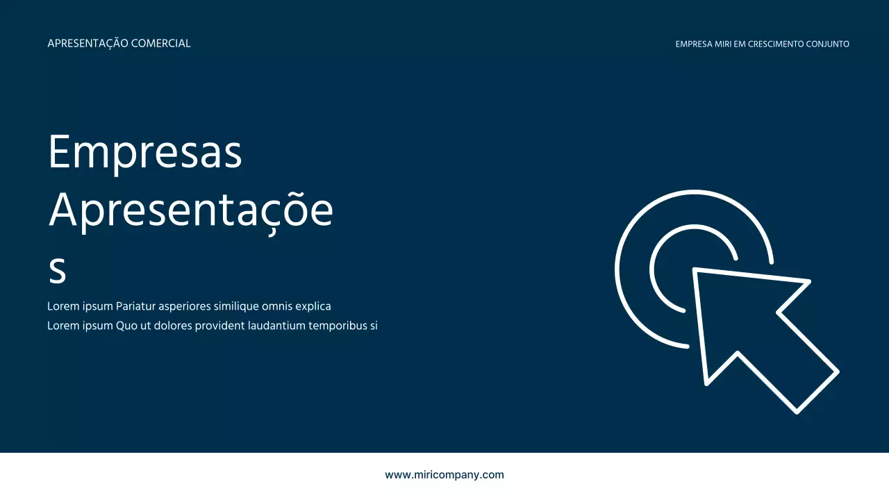 Um papel timbrado simples em azul marinho e azul claro para a sua empresa
