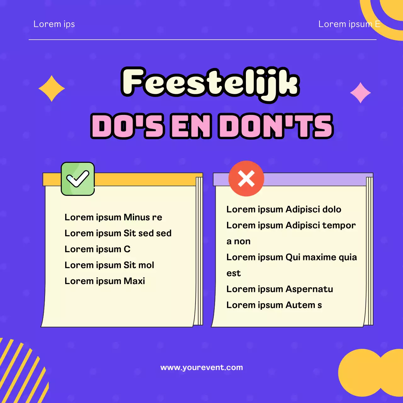 Blauw en Geel Modern Afstudeer Seizoen Publiciteit