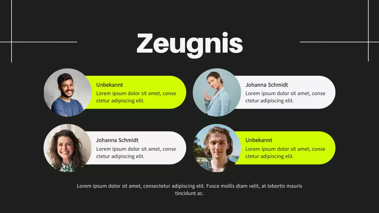 Neon und Schwarz Modern Business Einführung