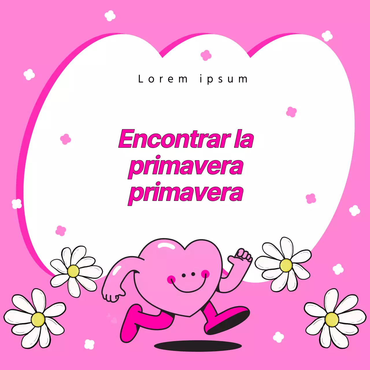 Entradas principales sencillas en chartreuse y rosa fuerte