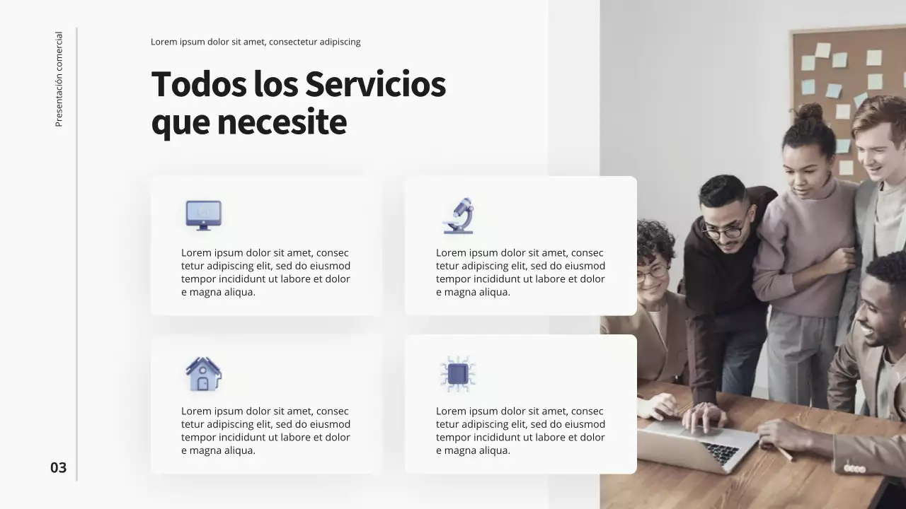 Purple Blue Presentación de una empresa moderna