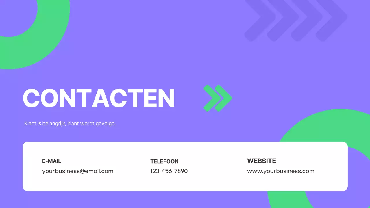 Paars en Groen Moderne Marketingstrategie Campagne