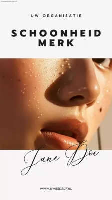 Beige en grijs Trend Beauty Merk Promotie