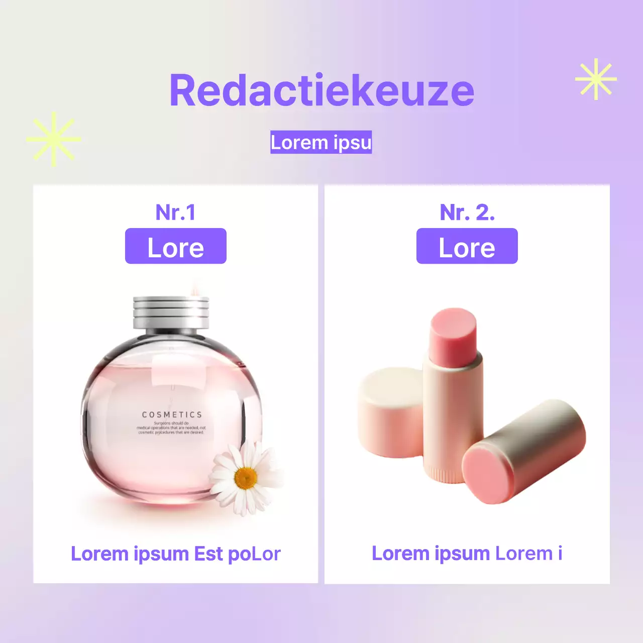 Een eenvoudige wat-in-mijn-tas introductie in mauve en geel