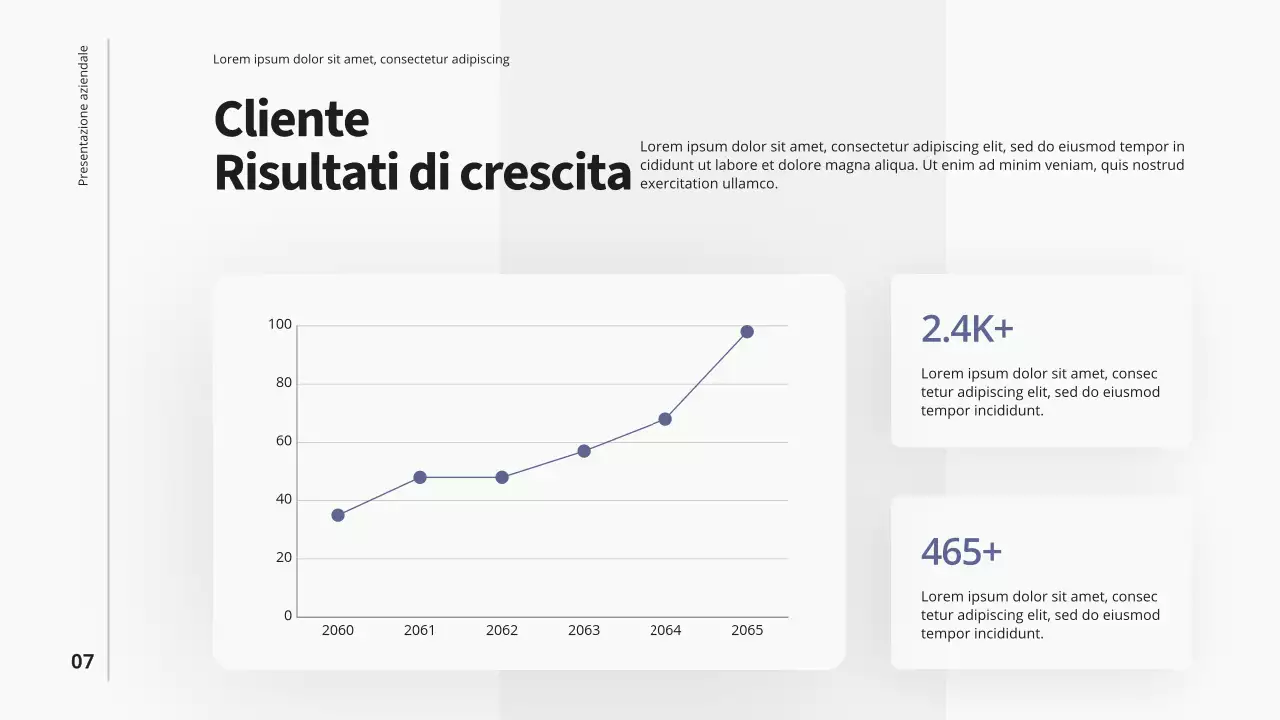 Presentazione dell'azienda Purple Blue Modern Business