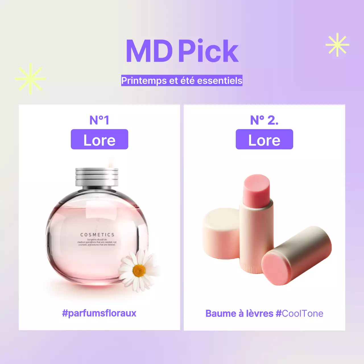 Une présentation simple de mon sac en mauve et jaune