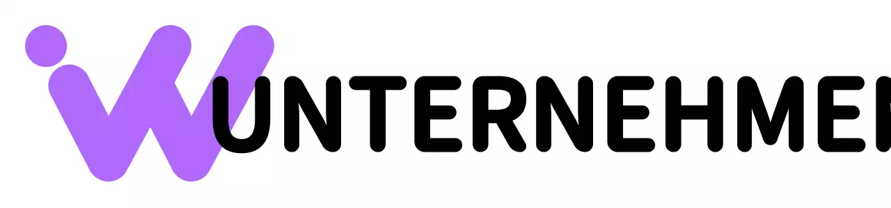 Firmenlogo mit einem einfachen schwarzen Buchstabensymbol