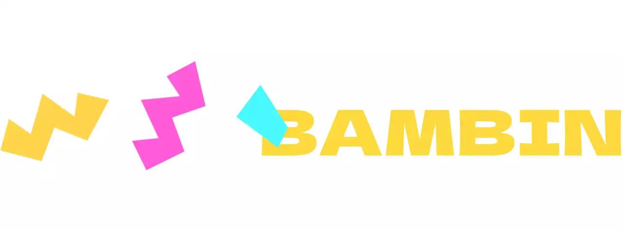 Merchandising Kids Academy con forme geometriche colorate