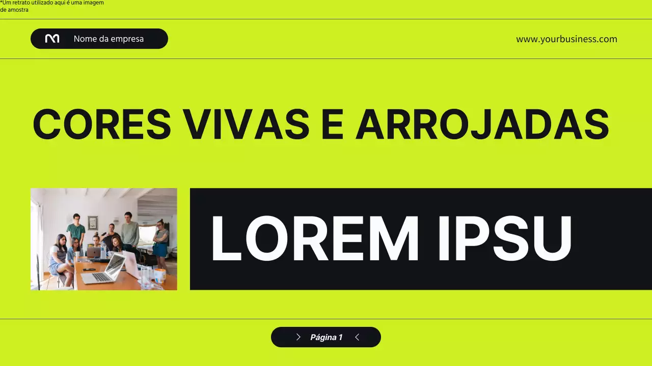 Black and Green Modern Business Profile Introdução da empresa