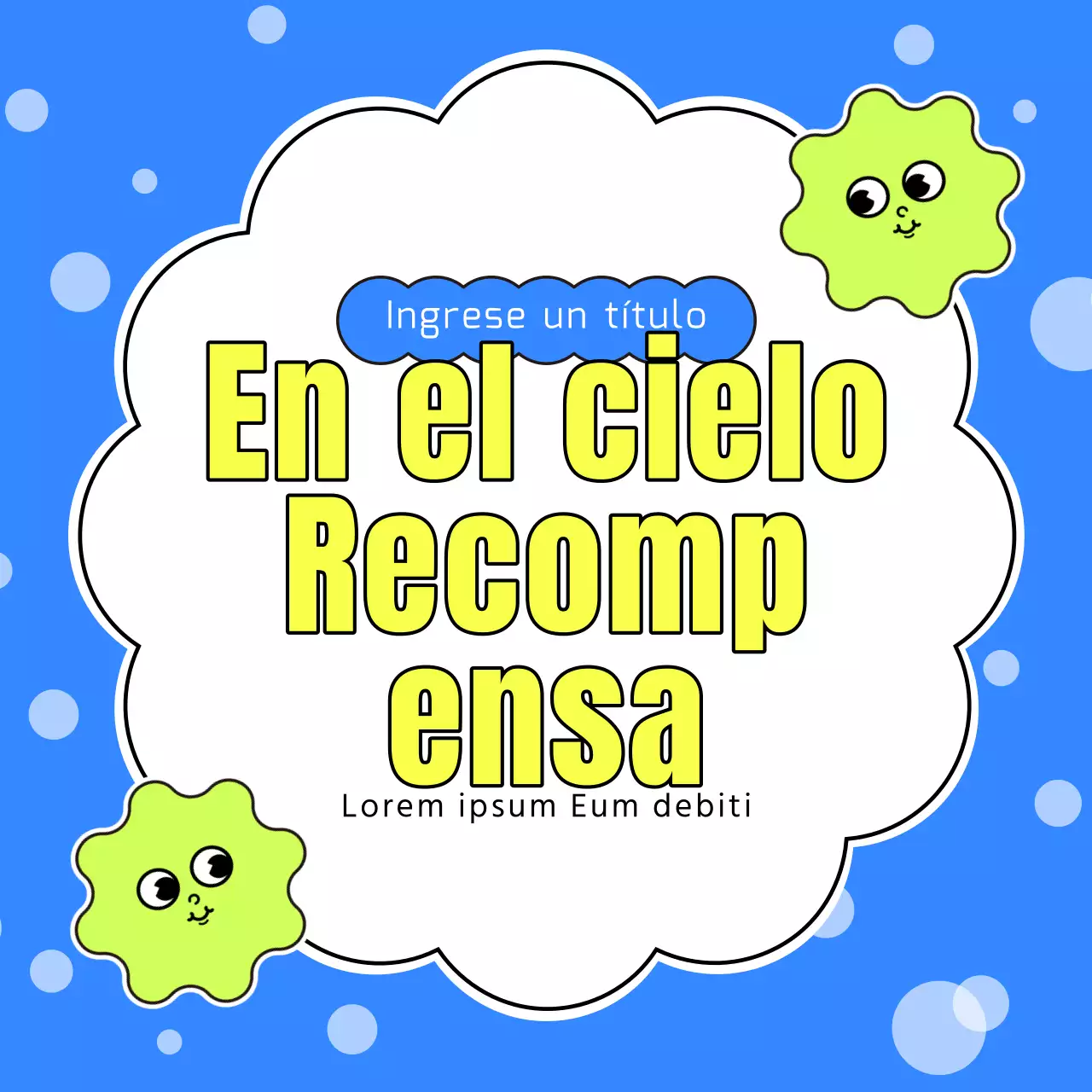 Entradas principales sencillas en chartreuse y rosa fuerte