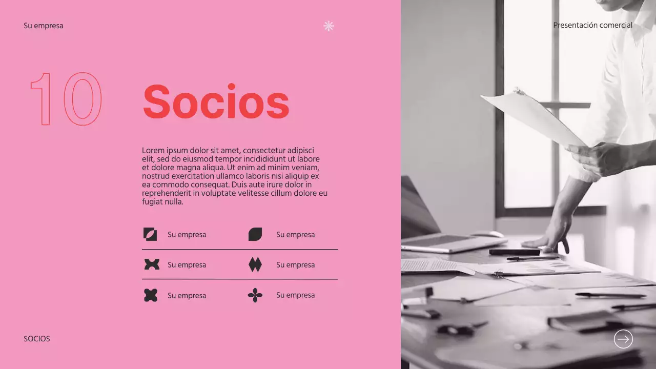 Presentación de la empresa Soft Pink Clean Business