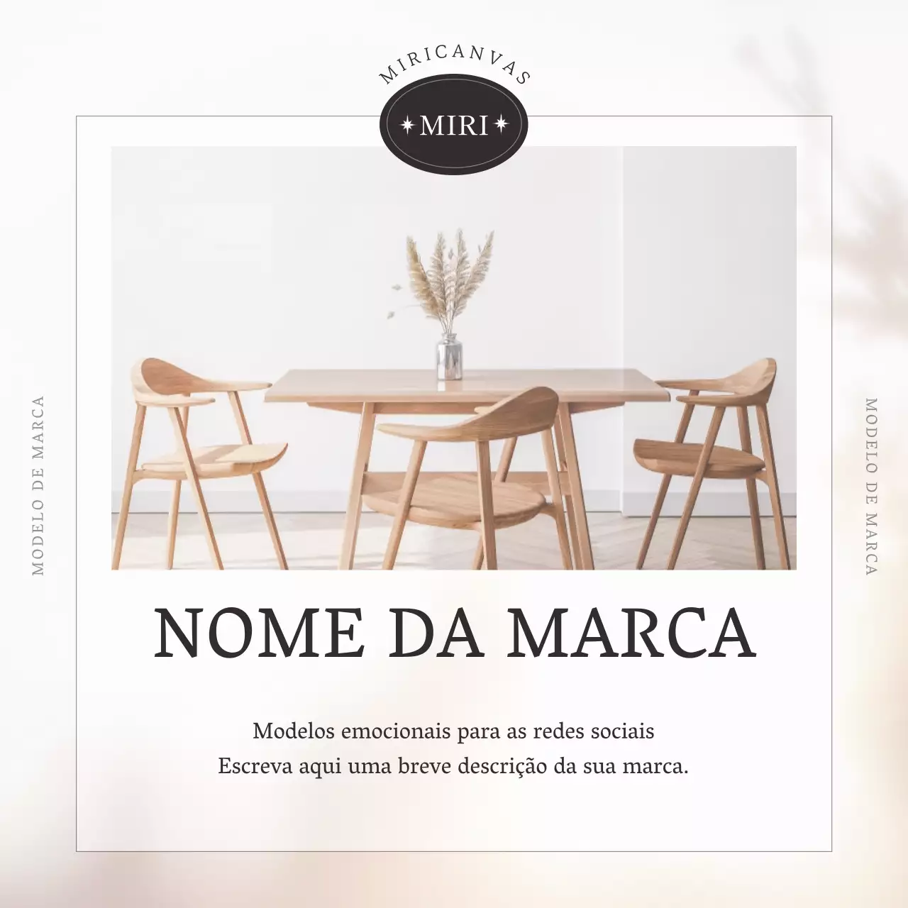 Promover mobiliário e interiores simples em marfim
