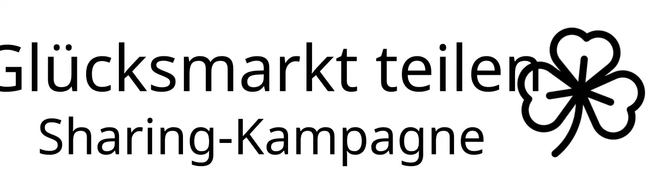 Wohltätigkeitsspende mit Klee plimakken