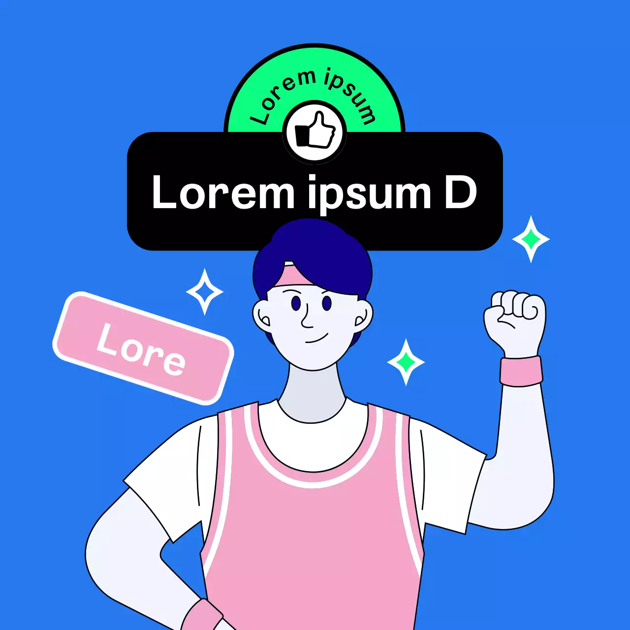 Competizione atletica con un allenatore maschio che fa il tifo per voi