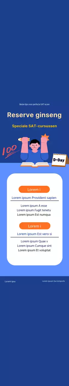 Op maat gemaakte SAT-lessen voor middelbare scholieren met illustraties van studenten