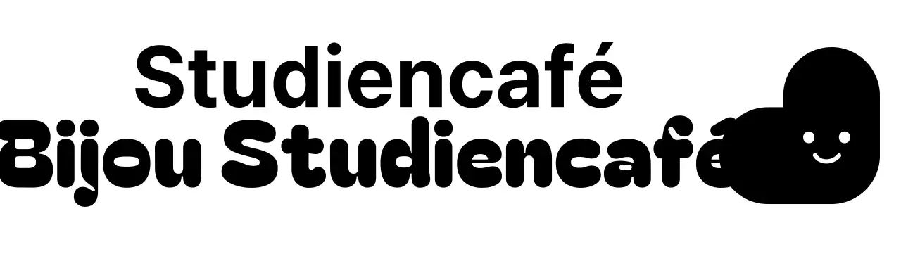 Studiencafé-Leseraum-Logo in einer runden Schriftart