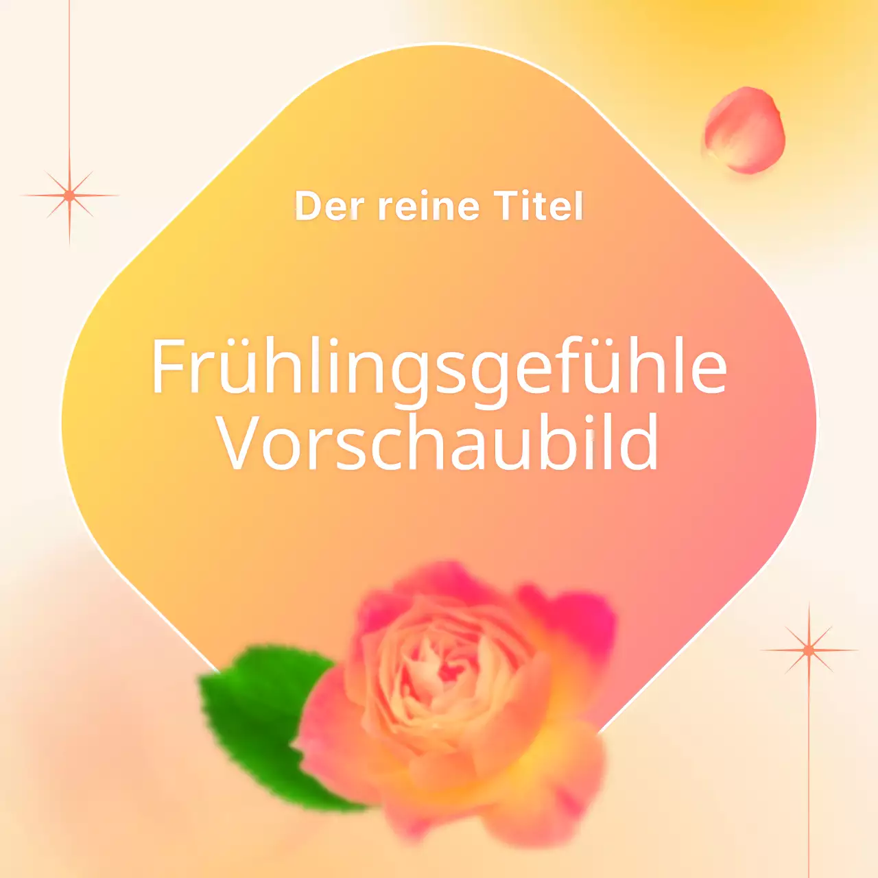 Tropischer Stil Frühling Hintergrund Abdeckung in hellblau und gelb