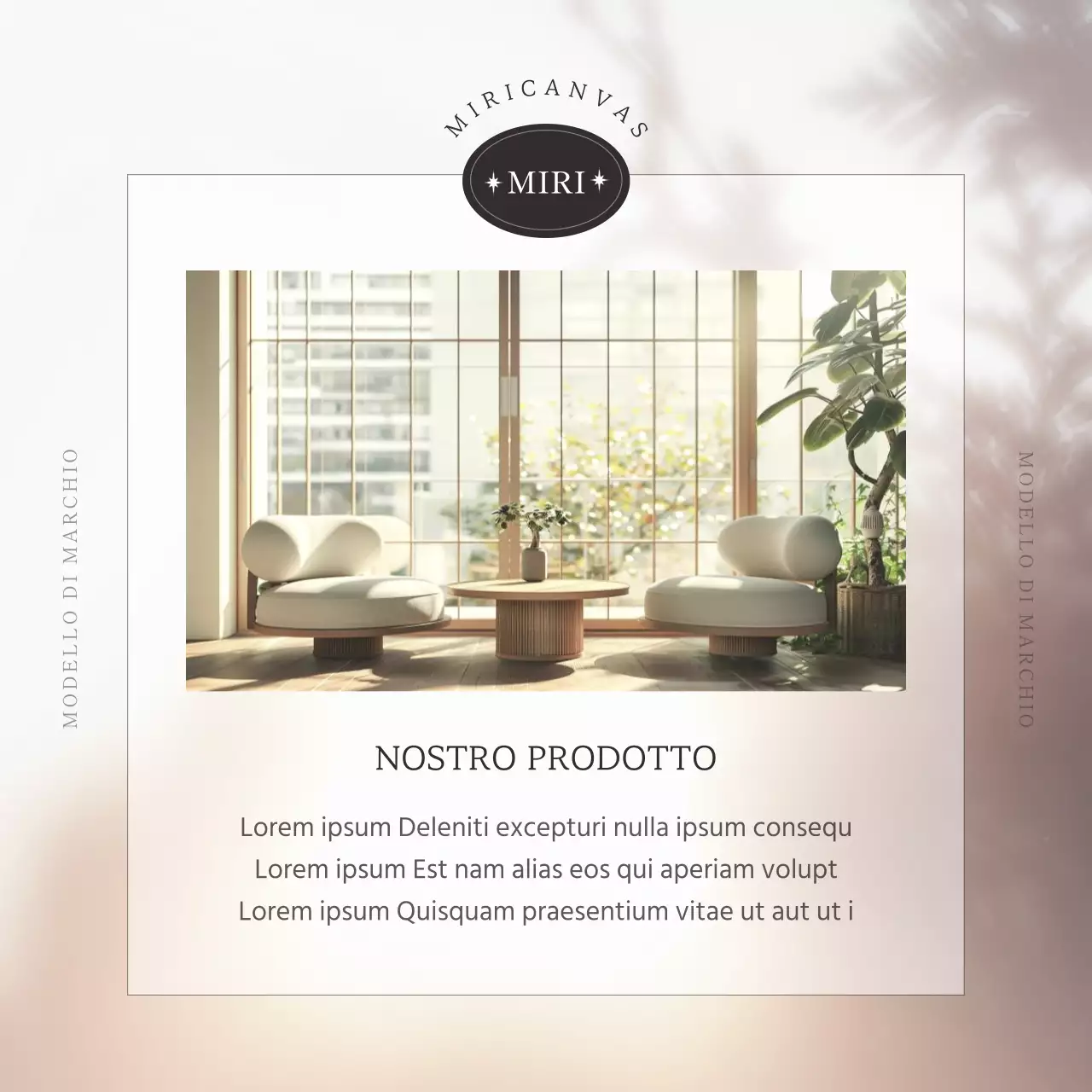 Promuovere mobili e interni semplici in avorio