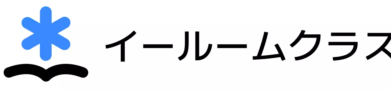 本の形をしたアイコンが付いた塾のデザイン