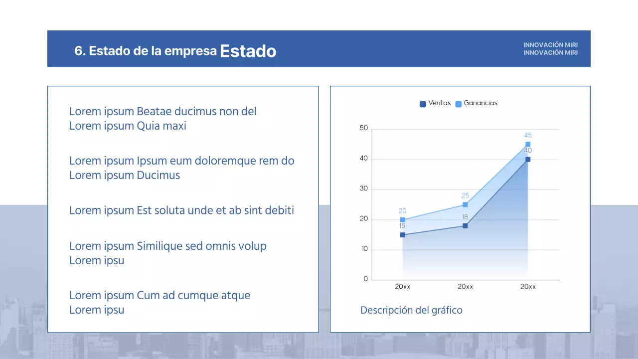 Un sencillo membrete de empresa industrial pesada en azul y amarillo