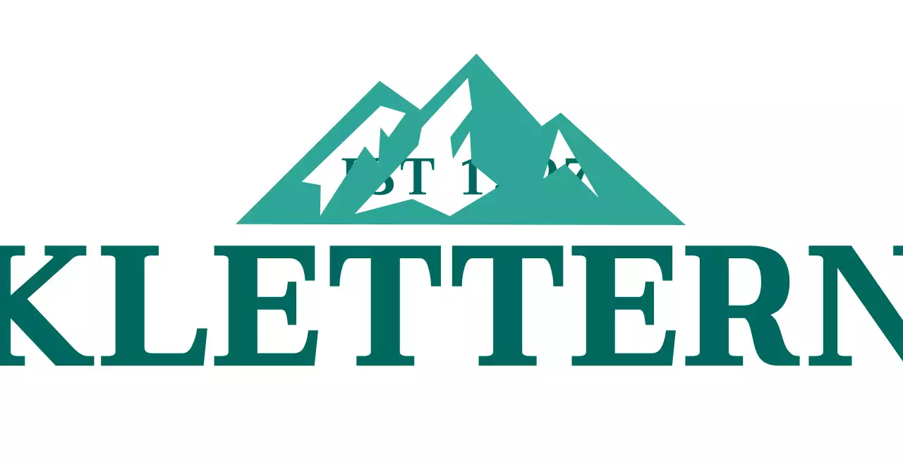 Vintage-inspirierter Kletterclub mit Berg-Illustrationen und Serifen-Schriften