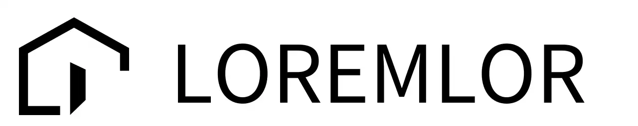 Fiera dell'abitare semplice con illustrazioni a forma di casa