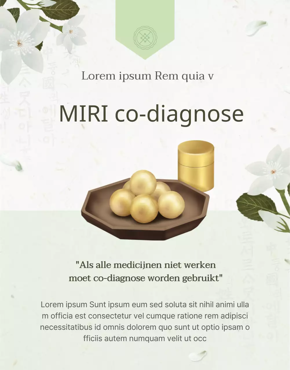 Bevordering van traditionele Chinese geneeskunde gongdiagnostiek in de Abstracte