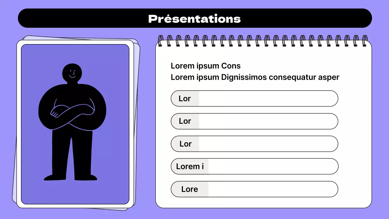 Planificateur de cartes de questions mauve pop-art