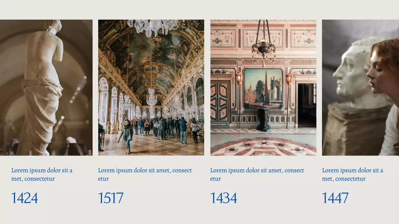 Grigio e blu Elegante materiale per conferenze d'arte