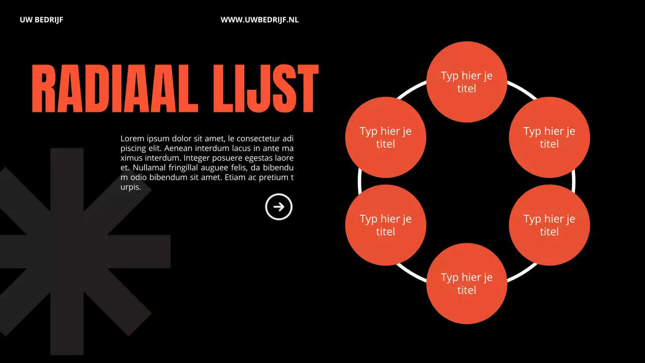 Orange Bold Bedrijf Introductie