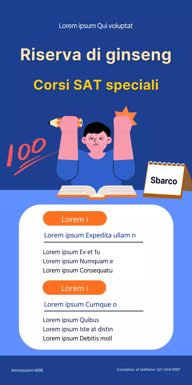 Lezioni di SAT su misura per gli studenti dell'ultimo anno delle scuole superiori con l'ausilio di illustrazioni degli studenti