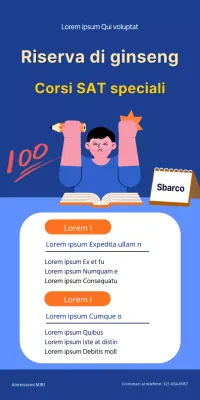 Lezioni di SAT su misura per gli studenti dell'ultimo anno delle scuole superiori con l'ausilio di illustrazioni degli studenti