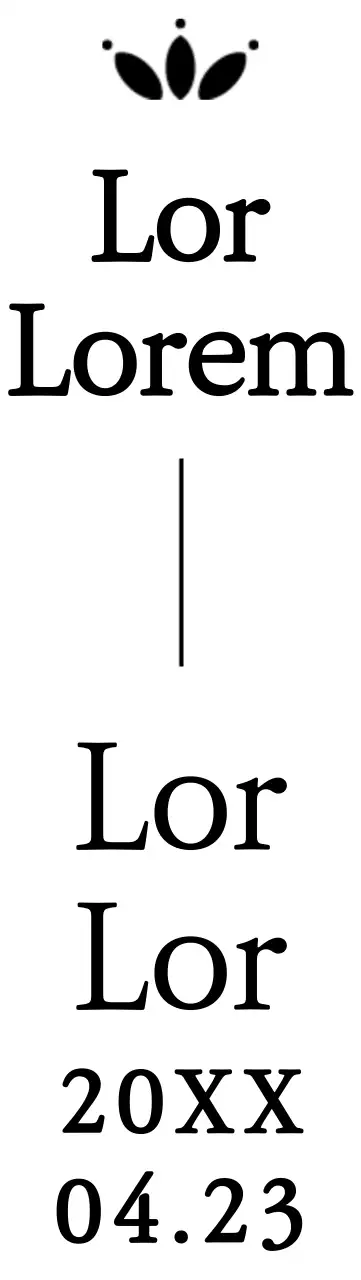 Stilvolle Gründungserklärung in Serifenschrift