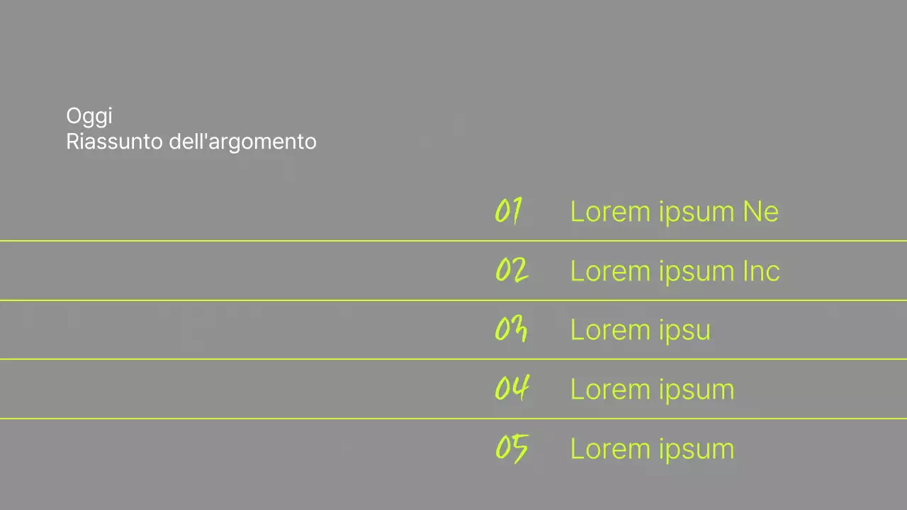 Tutorial di calligrafia semplice in grigio e colori fluorescenti