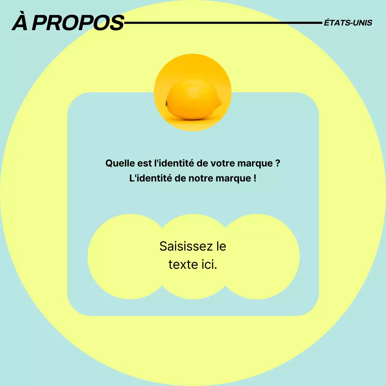 Promouvoir votre marque dans la tendance avec le jaune et le bleu clair