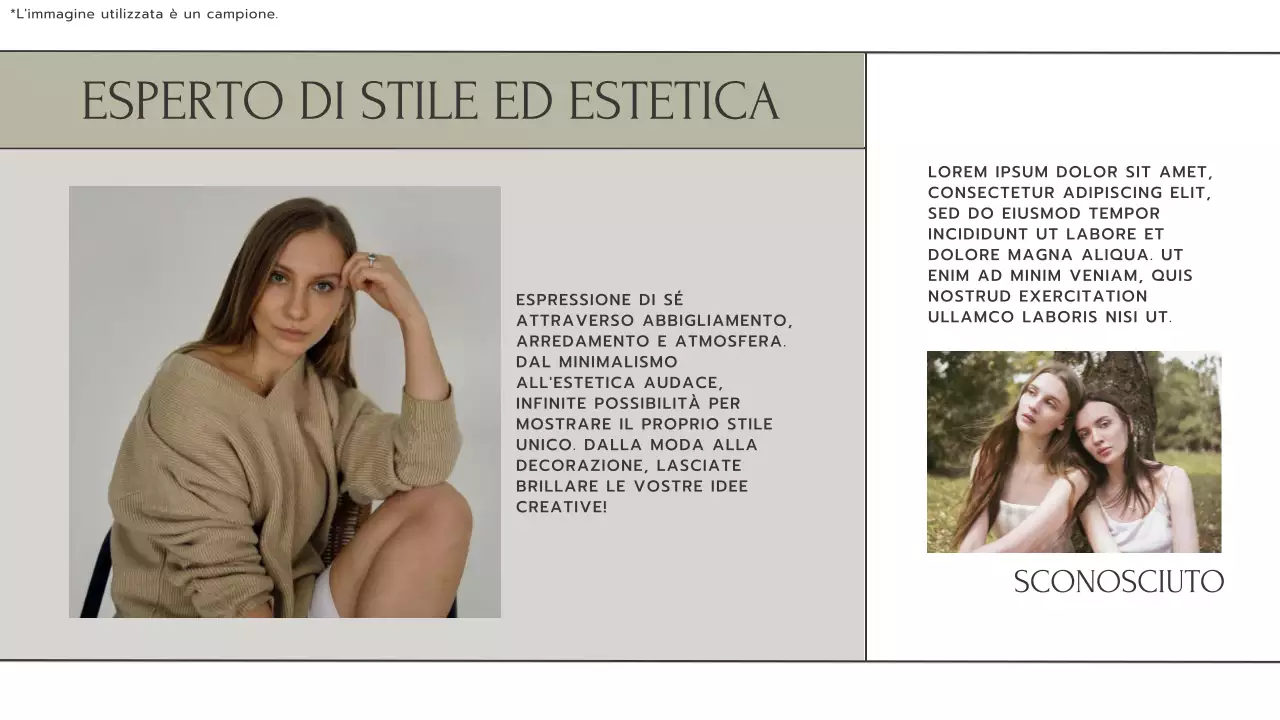 Grigio e kaki Tendenza Blog Fashion Stylist Promozione