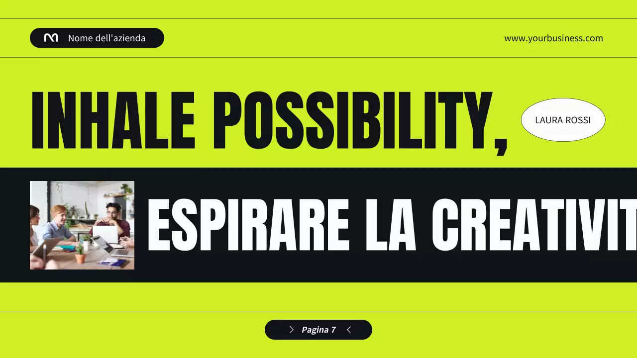 Profilo aziendale di Black and Green Modern Introduzione dell'azienda