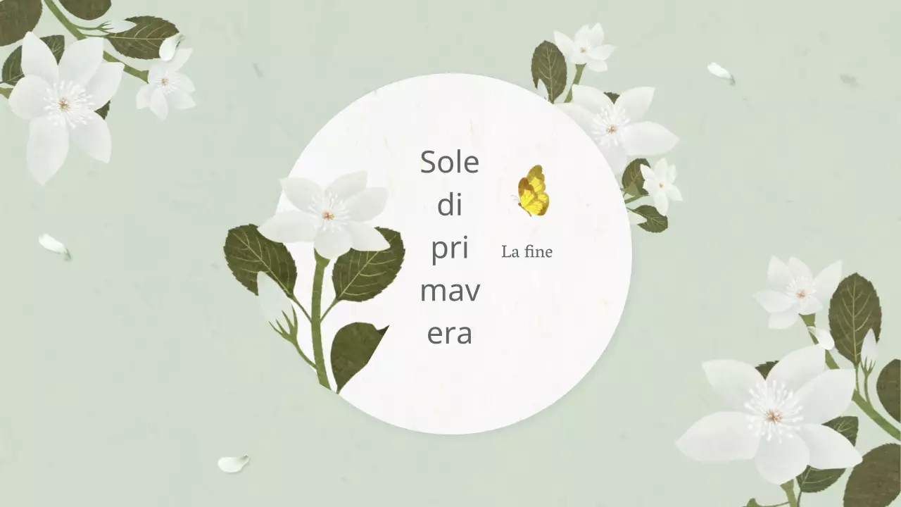 Pianta a fiore bianco orientale per annuali