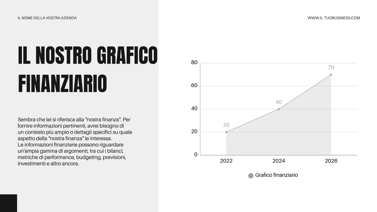 Strategia aziendale minimale in bianco e nero