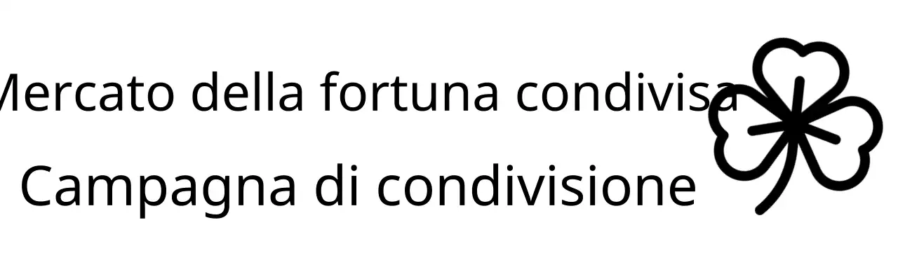Donazione di beneficenza con trifoglio plimakken