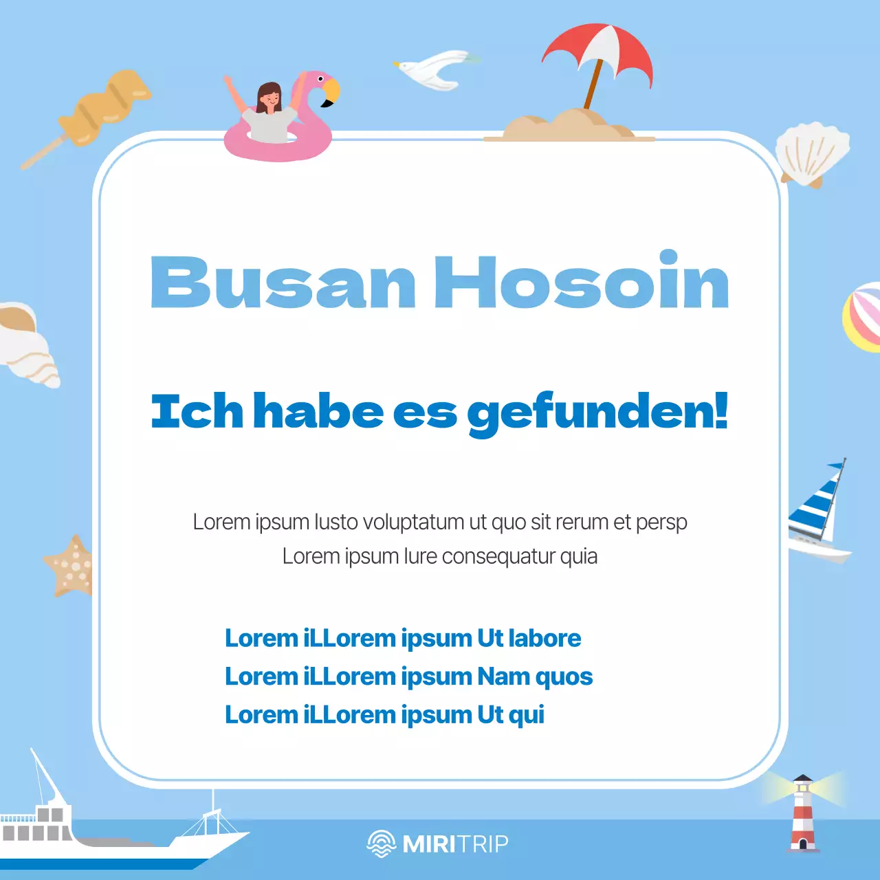 Förderung der hellblauen und beigen Stadtviertel von Busan