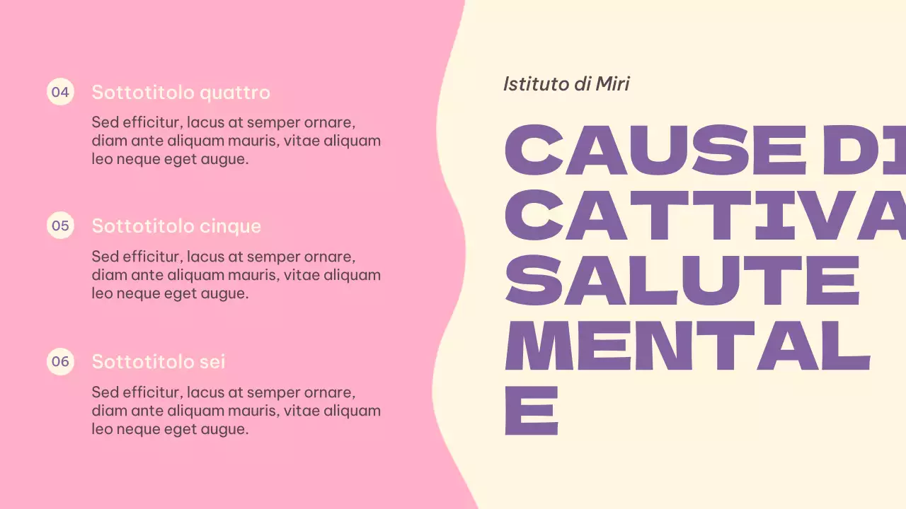 Guida rosa semplice alla salute mentale