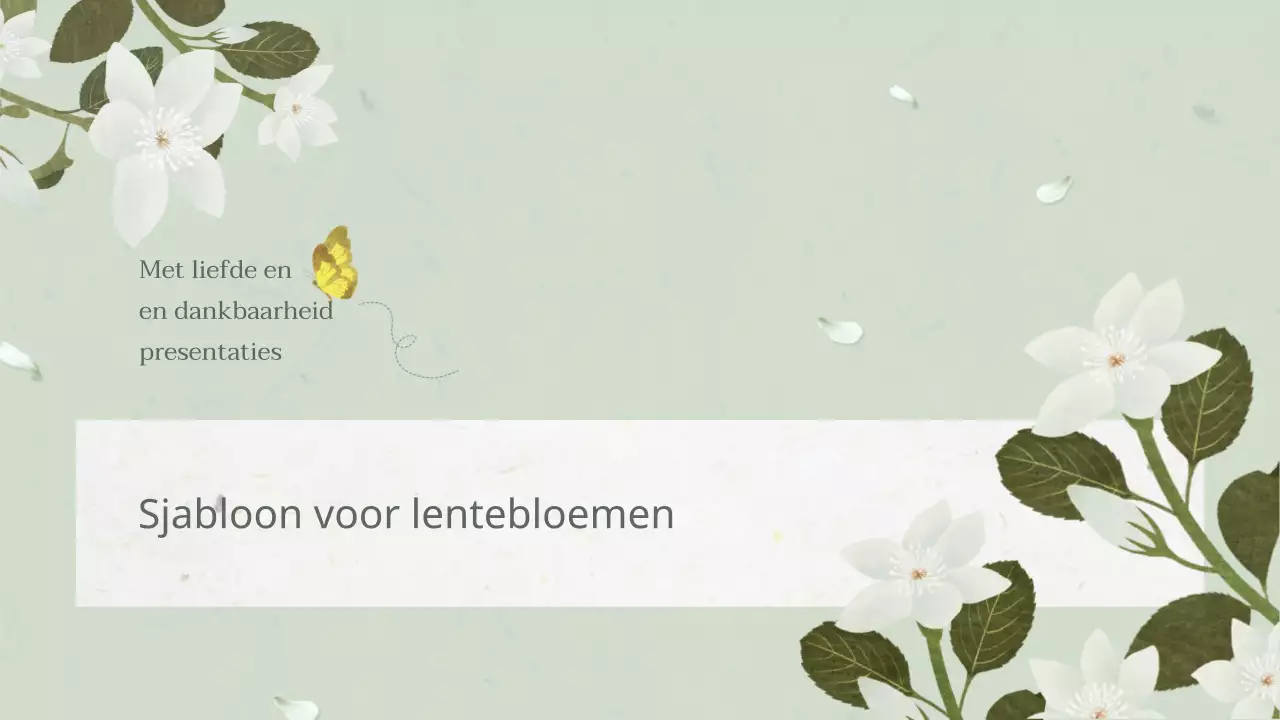 Oriëntaalse witte bloem plan voor eenjarigen