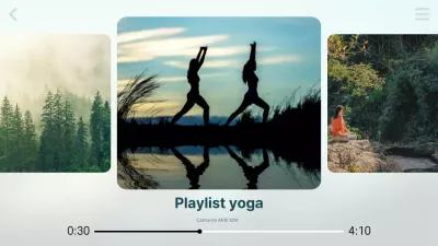 Video playlist rilassante di colore azzurro