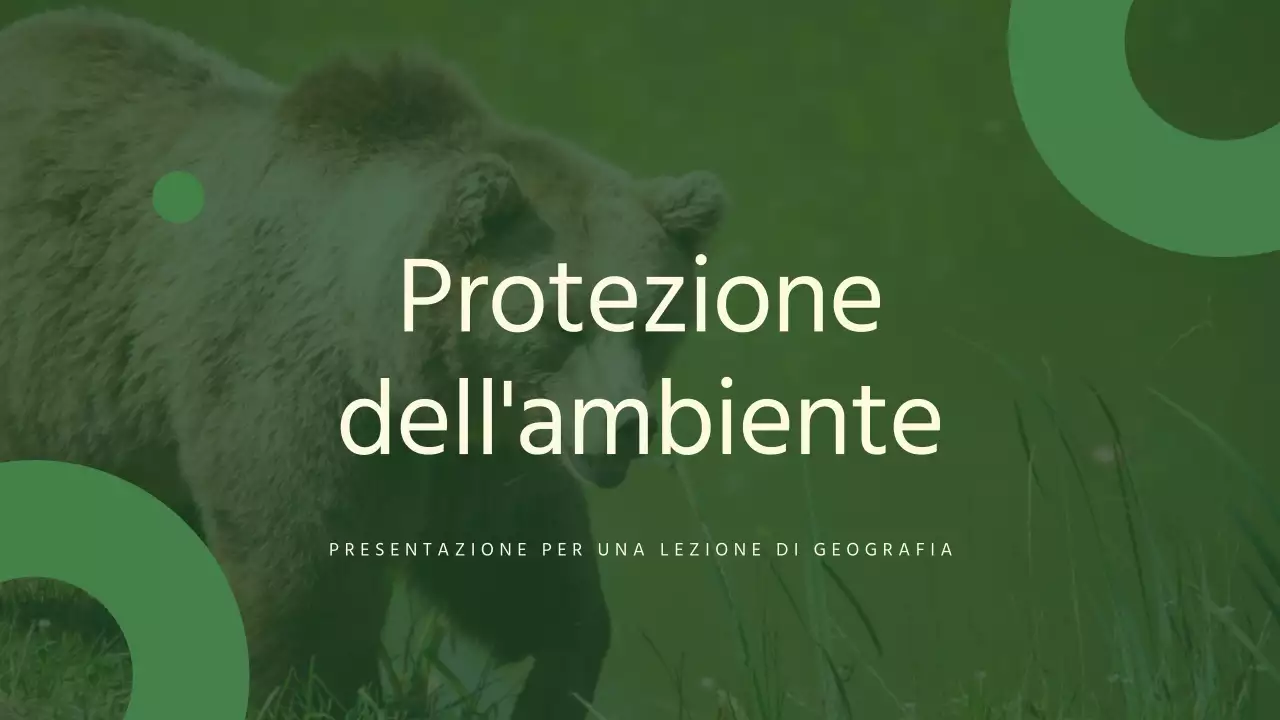 Materiale di classe verde e moderno per la protezione dell'ambiente