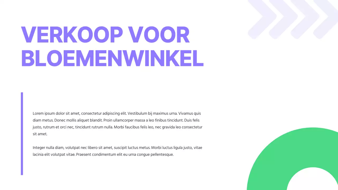 Paars en Groen Moderne Marketingstrategie Campagne