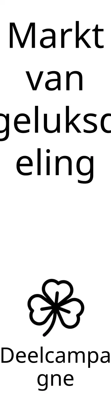 Liefdadigheids donatie vlooienmarkt met Klaver