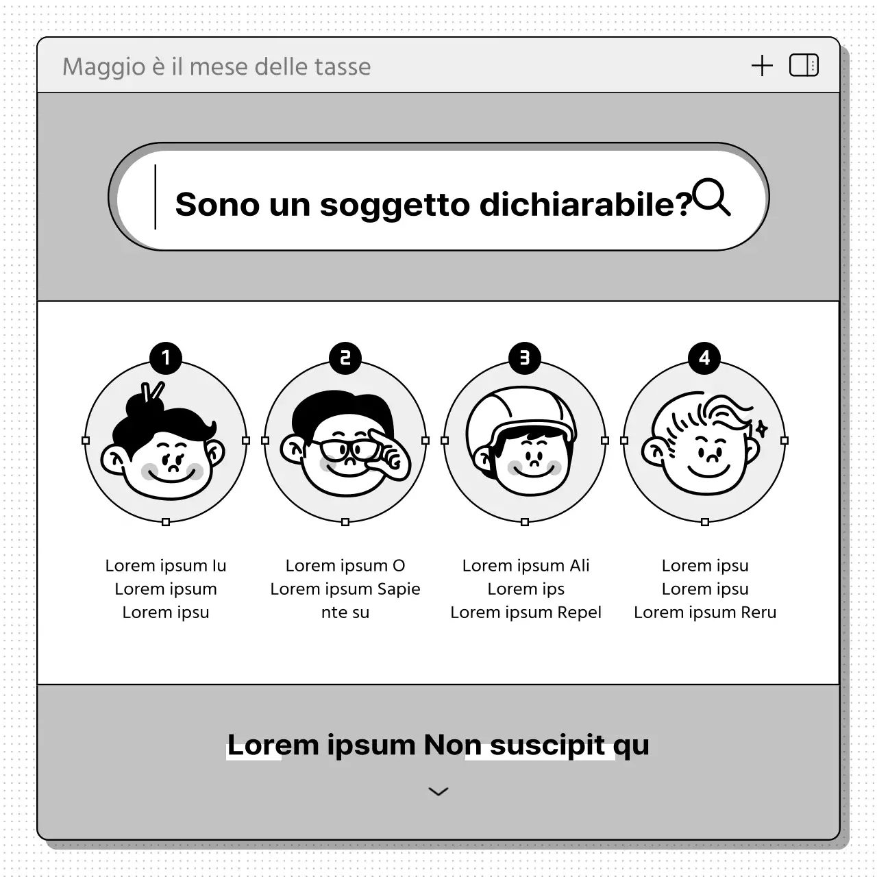 Informazioni sulla compilazione di una semplice dichiarazione dei redditi completa in bianco e nero