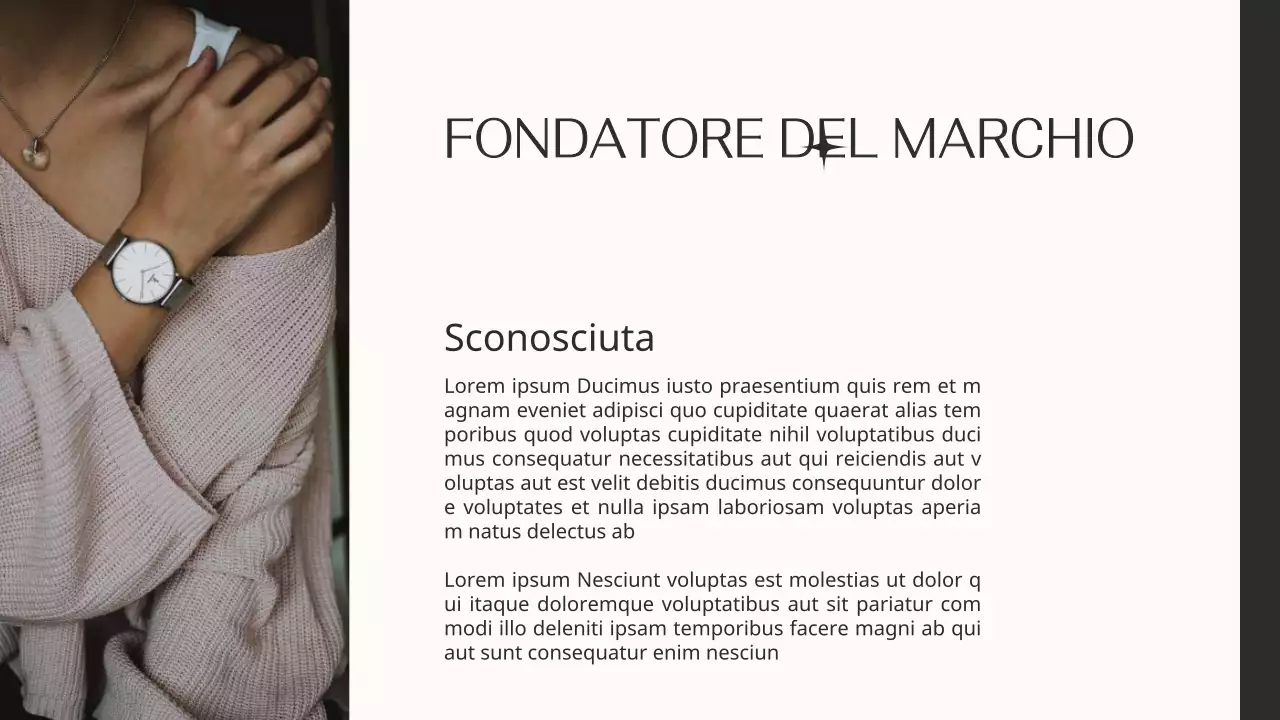 Beige e nero Elegante marchio di moda Pitch Prodotto