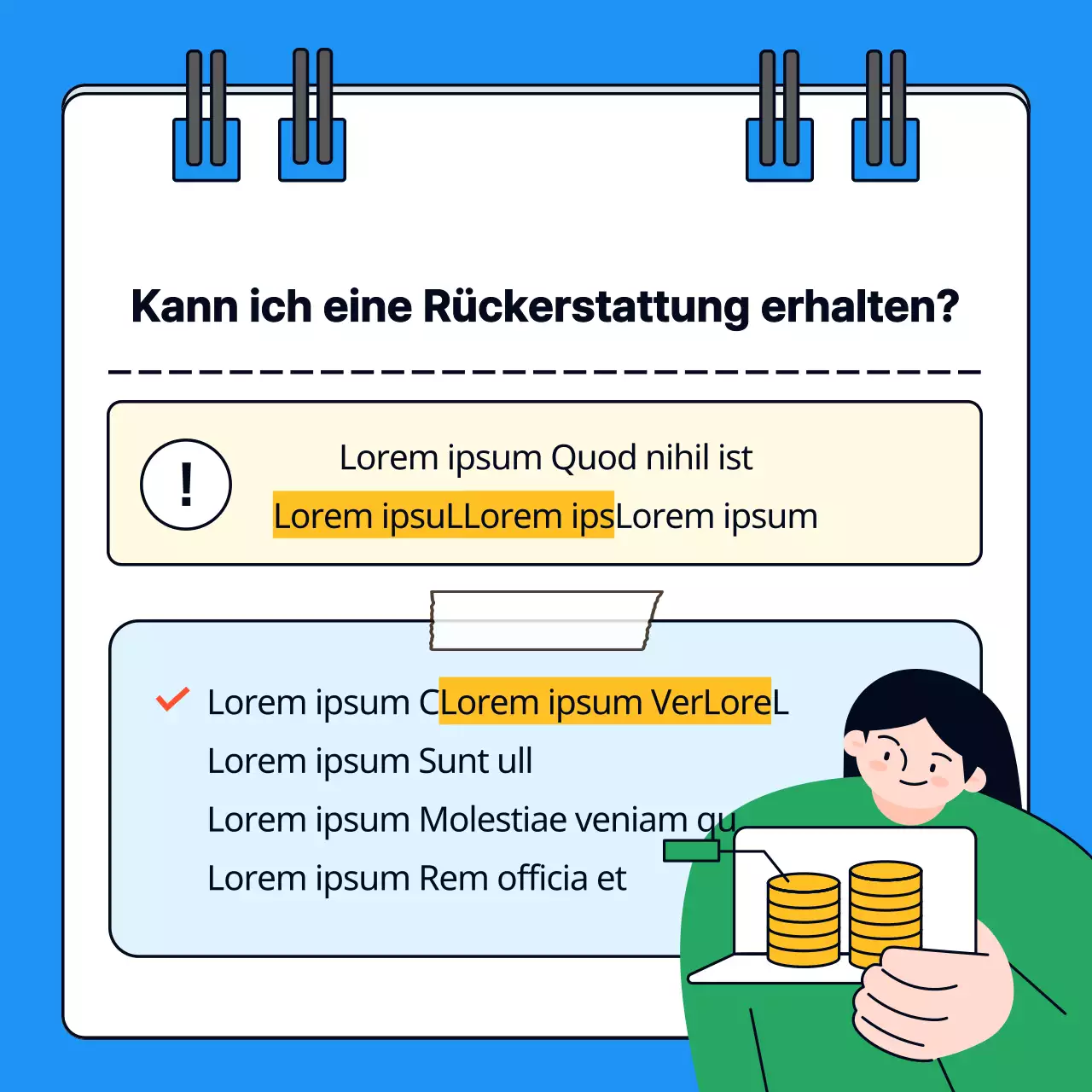 Über die Einreichung einer einfachen, umfassenden Einkommensteuererklärung in Blau